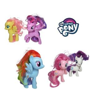 My Little Pony 5 Piece Variety Pony Figures Playset Bundle MLP Set